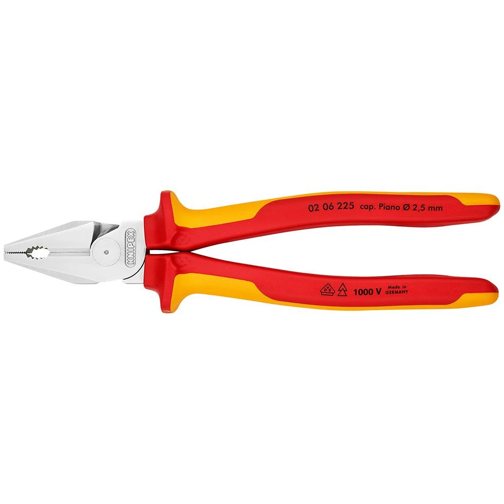 Knipex High Leverage Combination Pliers, 9 Inch, 1000V Rated (0206225) — product image 3