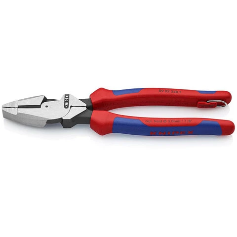 Knipex 1/4" Ultra High Leverage Lineman's Pliers-Tethered Attachment (0902240TBKA)