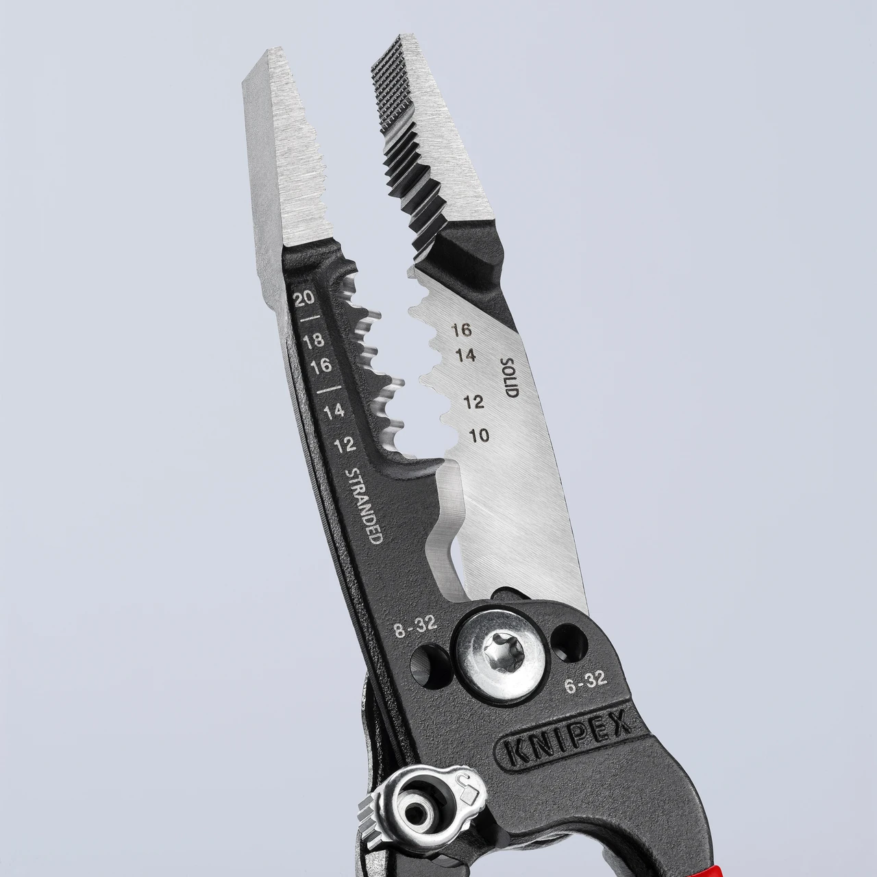 Knipex Forged Wire Strippers, 8" with Plastic Grip (13718) — product image 2