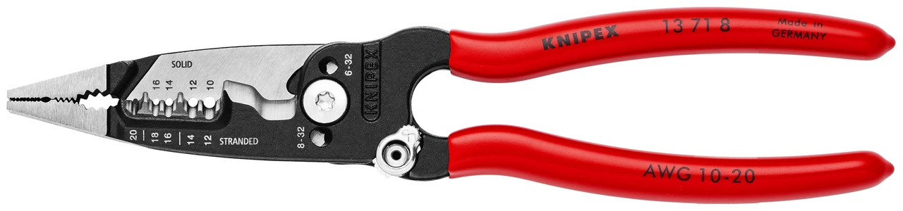 Knipex Forged Wire Strippers, 8" with Plastic Grip (13718) — product image 3