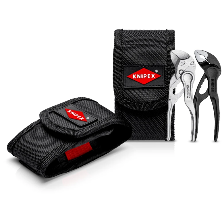 Knipex 2-Pc Mini Pliers XS Set in Belt Pouch (002072V04XS) — product image 2