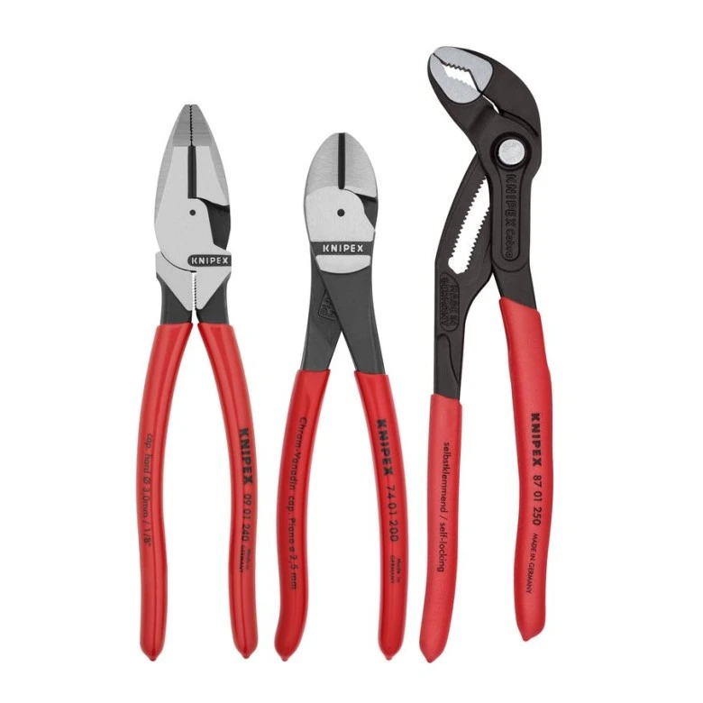 Knipex 3 Pc Pro Pliers Set (9K0080157US)