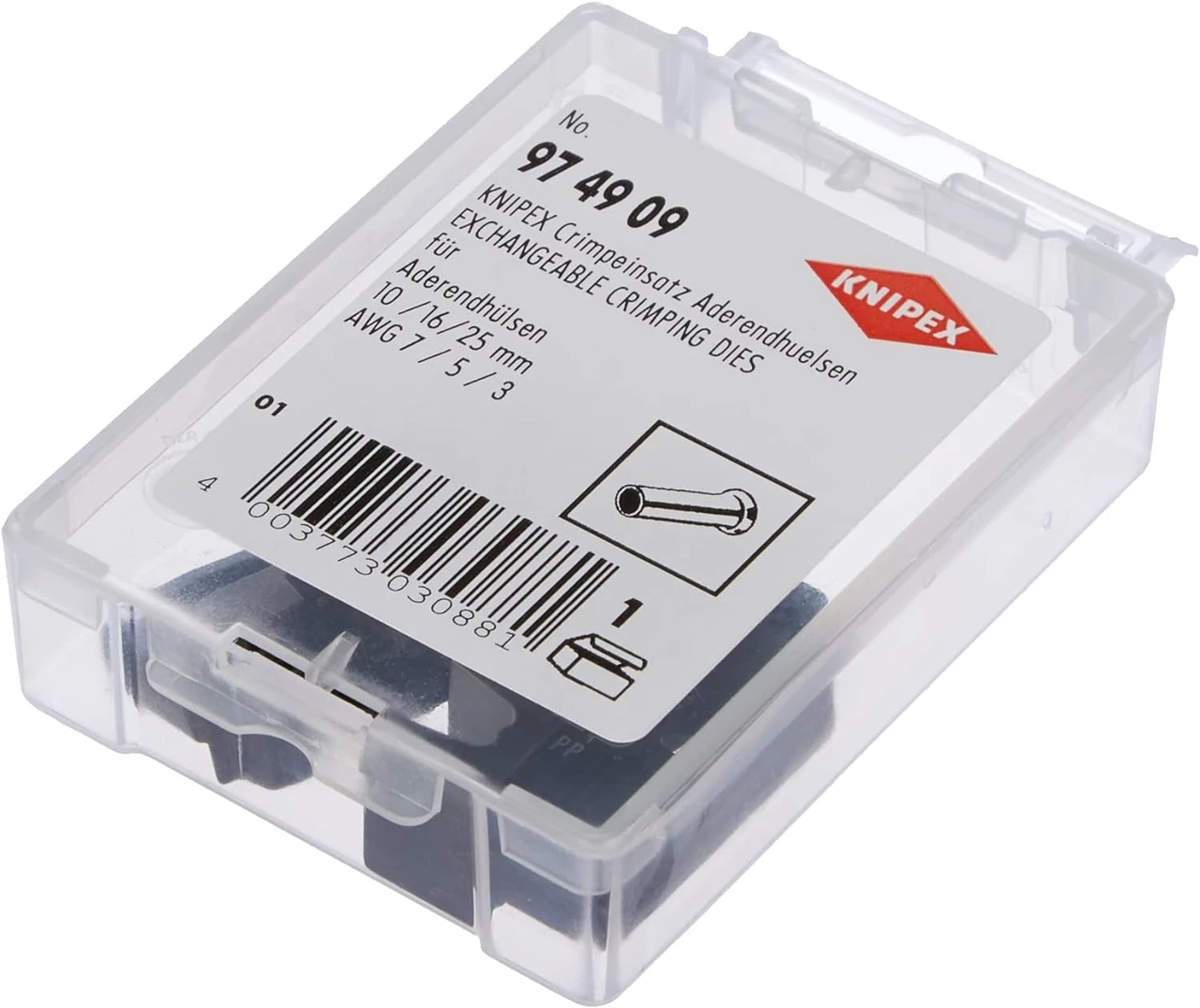 Knipex 35-50mm Crimping Dies for End Sleeves (974919) — product image 4