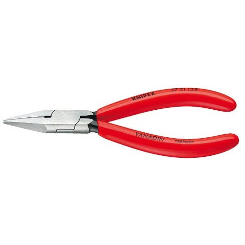 Knipex Electronics Gripping Pliers Flat Pointed Tips 5 Inch (3721125)