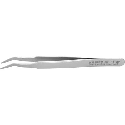 Knipex Stainless Steel Positioning Tweezers 35° Angled SMD (920102)