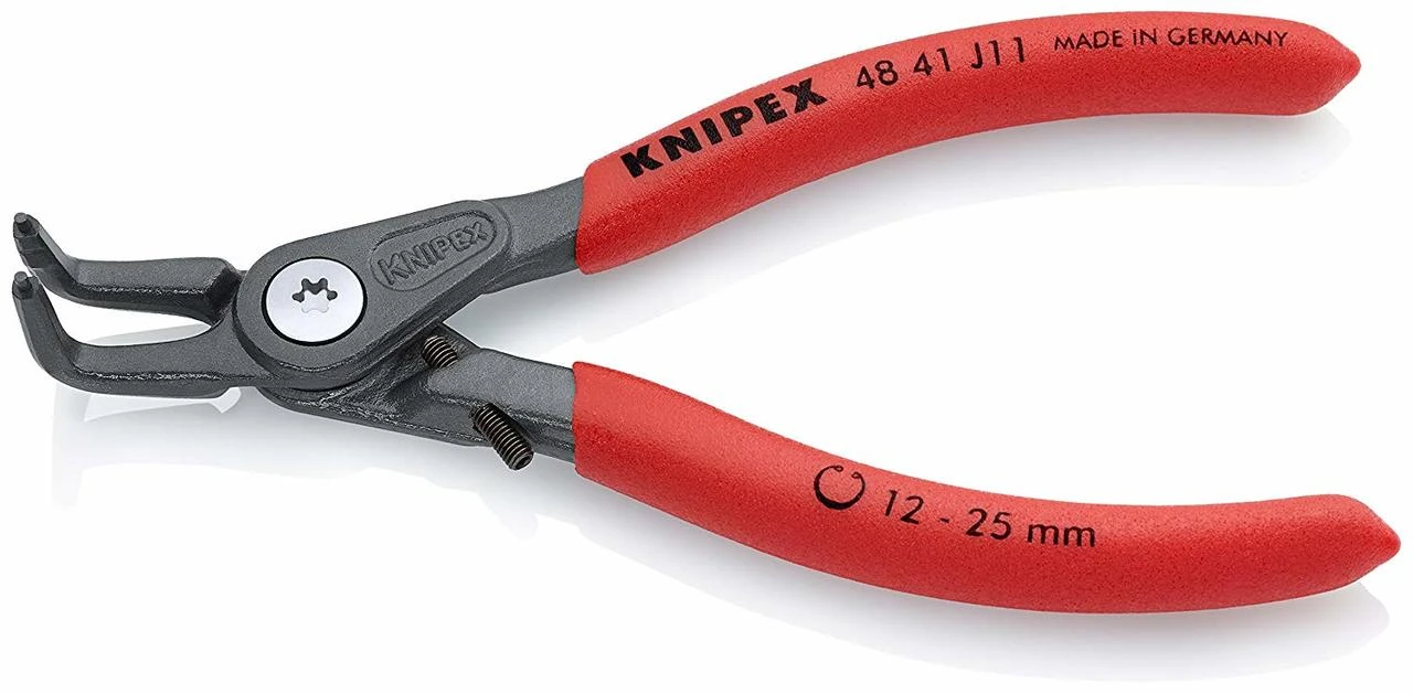 Knipex Precision Circlip Pliers 12-25mm, 90° Angled Head (4841J11) — product image 3
