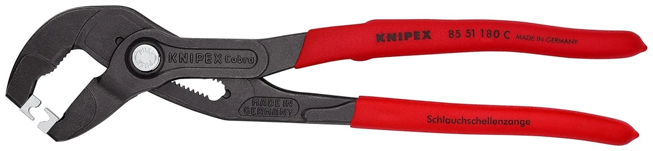 Knipex 7.5 Inch Hose Clamp Pliers for Click Clamps (8551180CSBA) — product image 2