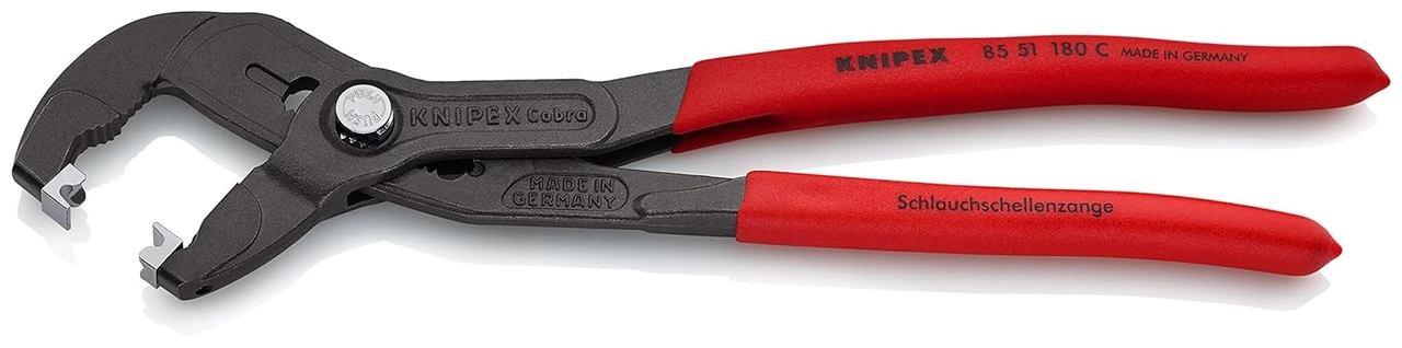 Knipex 7.5 Inch Hose Clamp Pliers for Click Clamps (8551180CSBA) — product image 3