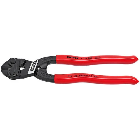 Knipex 7131200R Cobolt Fencing Compact Bolt Cutter, 8-Inch (7131200R)