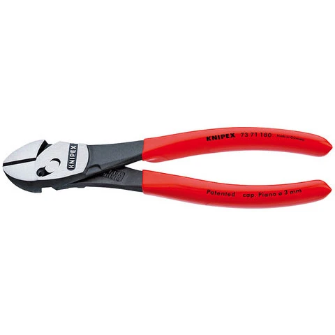 Knipex TwinForce Diagonal Super Cutter Comfort Grip 7-1/4" (7372180BK)