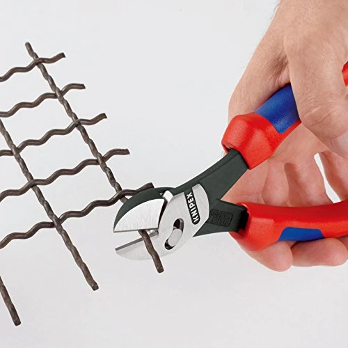 Knipex TwinForce Diagonal Super Cutter Comfort Grip 7-1/4" (7372180BK) — product image 2