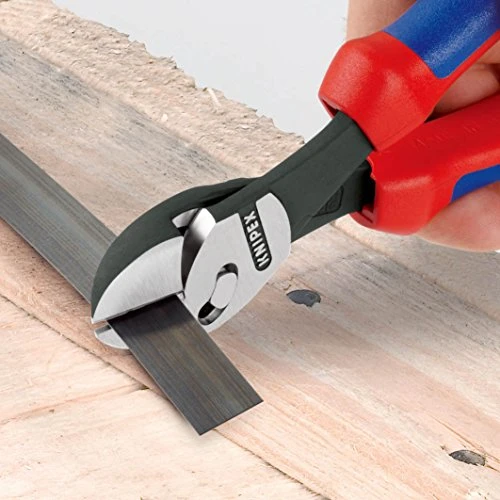 Knipex TwinForce Diagonal Super Cutter Comfort Grip 7-1/4" (7372180BK) — product image 3