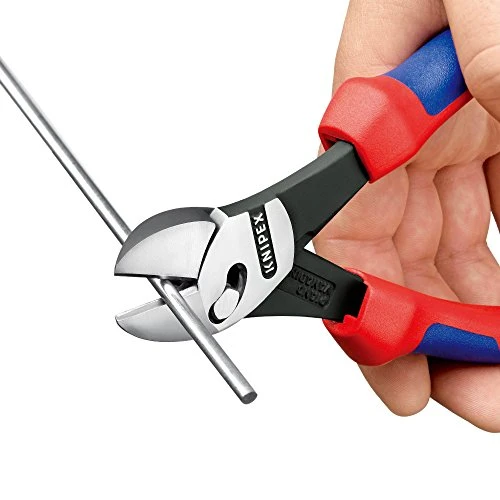 Knipex TwinForce Diagonal Super Cutter Comfort Grip 7-1/4" (7372180BK) — product image 4