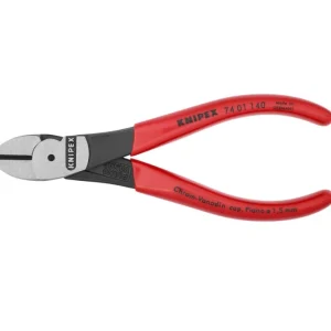 Knipex High Leverage Diagonal Cutter, Black Plastic Coated (7401140)