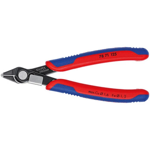 Knipex Electronic Super Knips, 5" with Multi-Component Grips (7871125)