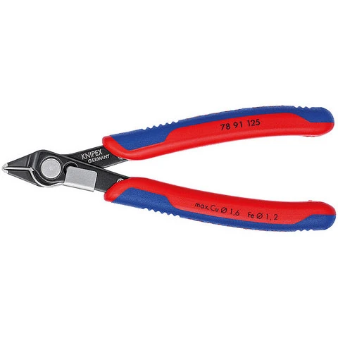Knipex Electronic Super Knips, 5" with Multi-Component Grips (7891125)