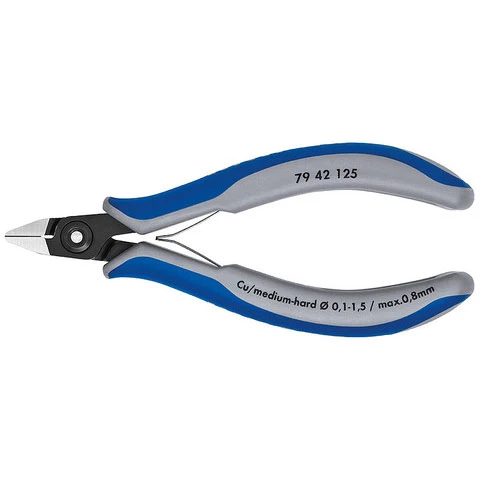 Knipex 7942125 Precision Electronics Diagonal Cutter with Multi-Component Grips (7942125)