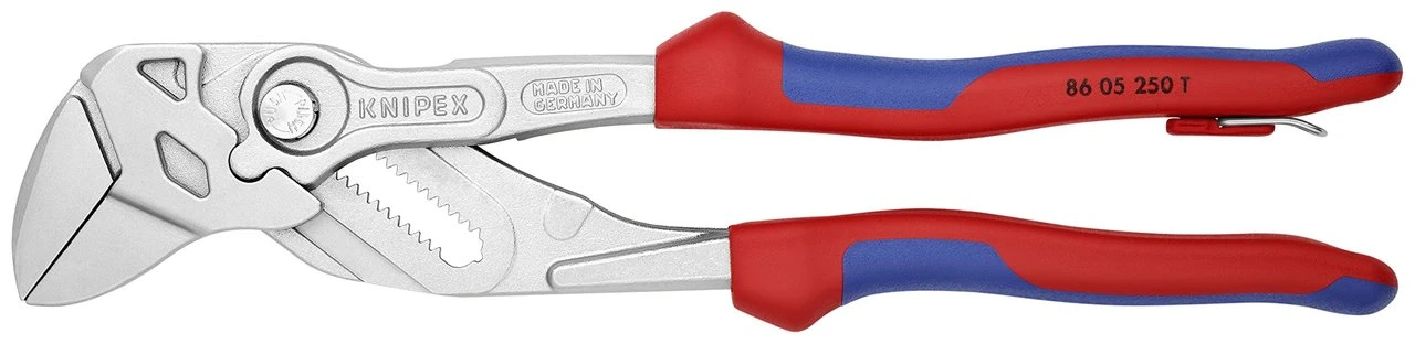 Knipex 7" Pliers Wrench with Tether Attachment, Comfort Grip (8605180TBKA) — product image 3