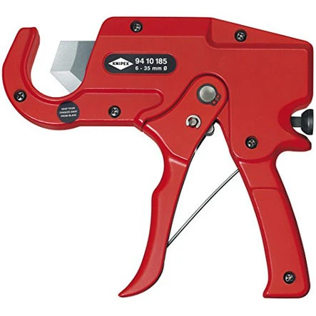 Knipex Pipe Cutter for Plastic Conduit Pipes 7.25" (9410185)