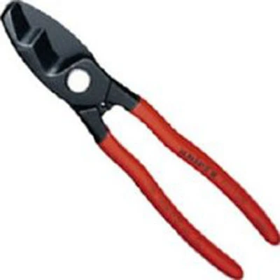 Knipex 8’’ Double Jaw Cable Shear 9511200 - For Clean Cable Cutting (9511200)