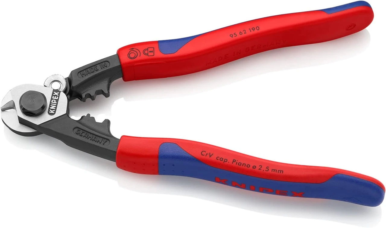 Knipex Wire Rope Cutters, Multi-Component, 7 1/4-Inch (9562190) — product image 2
