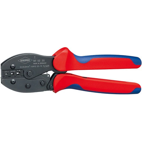 Knipex PreciForce® Crimping Pliers with Multi-Component Grips (975235)