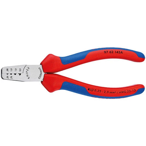 Knipex Crimping Pliers for Wire End Ferrules (9762145A)