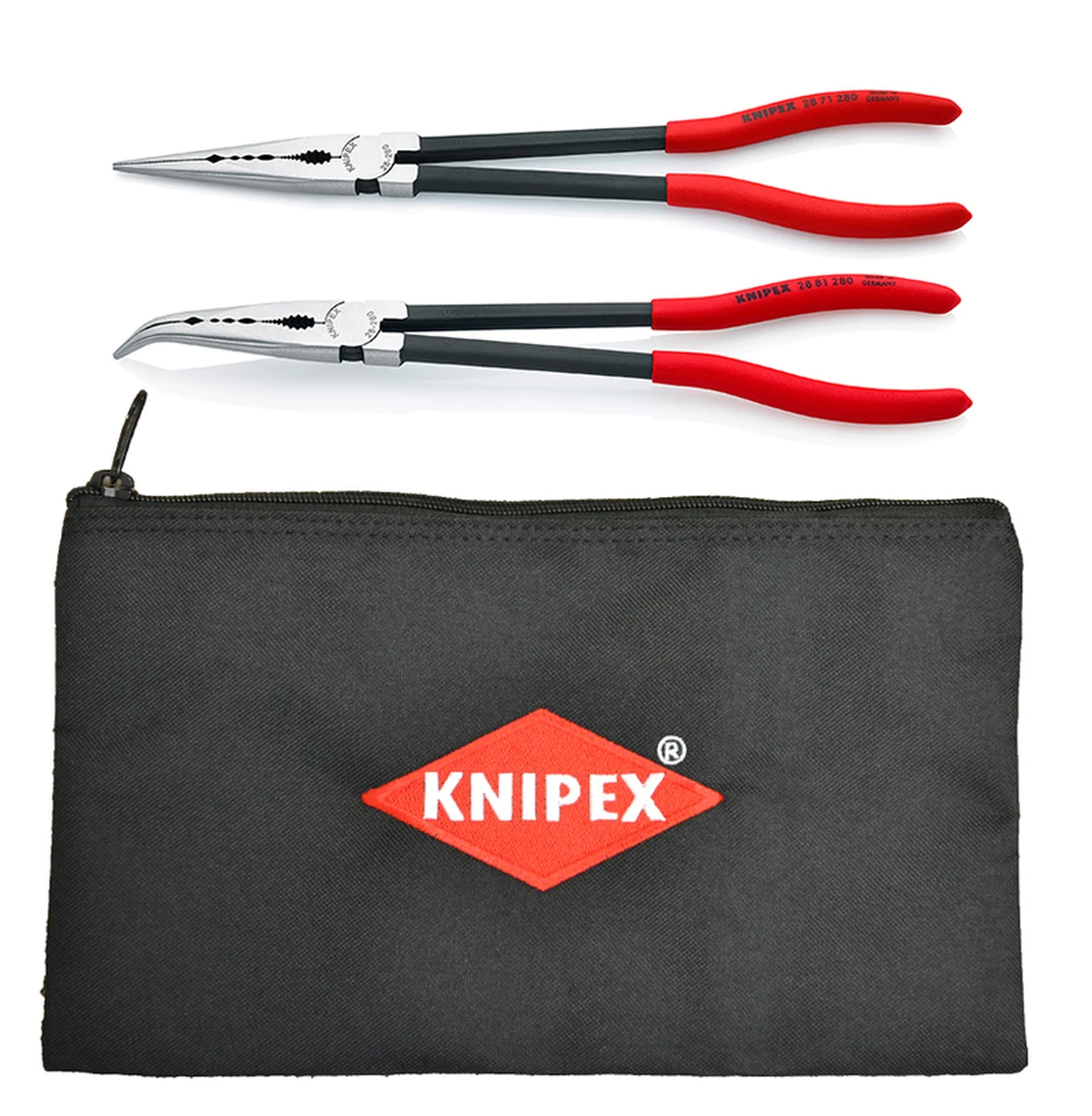 Knipex Long Reach Needle Nose Pliers Set (9K0080128US) — product image 2