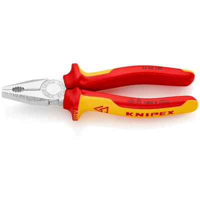 Knipex Combination Pliers Chrome 1000V Insulated (306180)