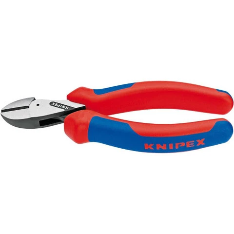 Knipex Compact Diagonal Cutter, High-Lever Transmission with Grip Handle (7302160)