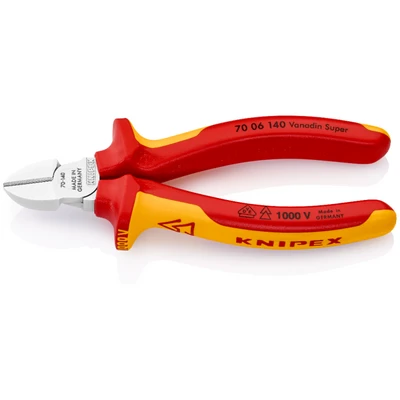 Knipex 1000V Insulated Diagonal Cutter 125mm (7006140)