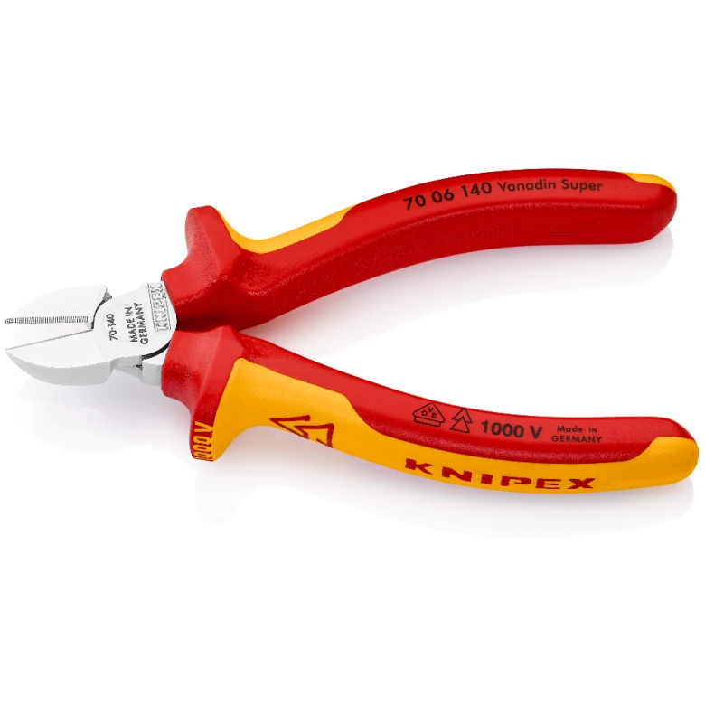 Knipex 1000V Insulated Diagonal Cutter 125mm (7006140) — product image 3