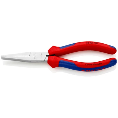 KNIPEX Mechanics Pliers Chrome-Plated 190 mm, Multi-Component Grips (3845190)