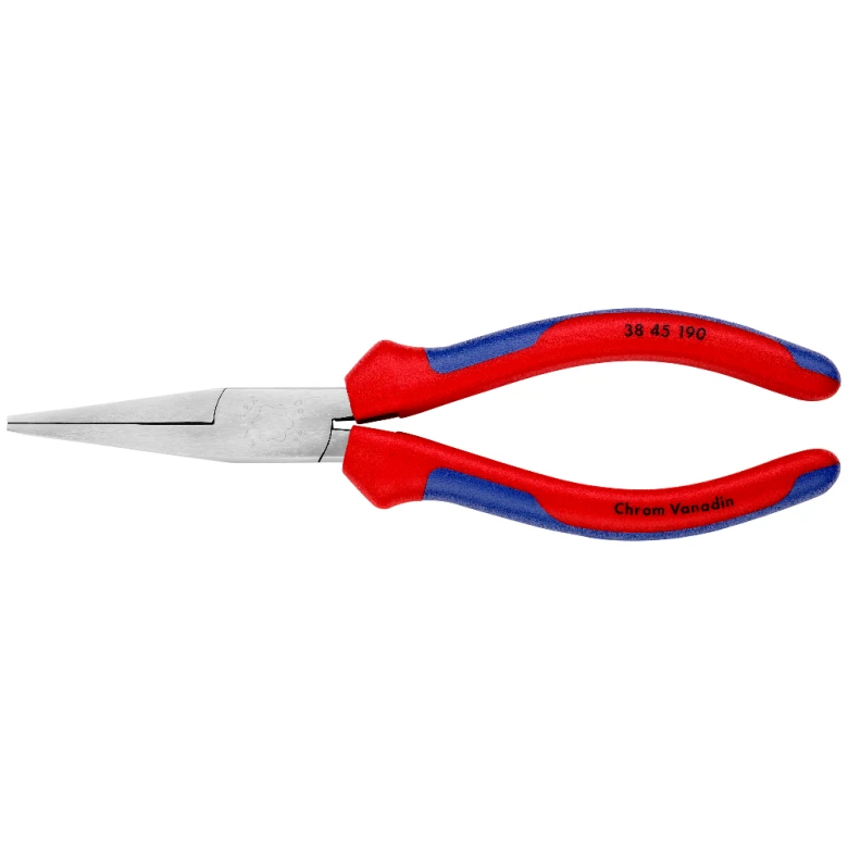 KNIPEX Mechanics Pliers Chrome-Plated 190 mm, Multi-Component Grips (3845190) — product image 3