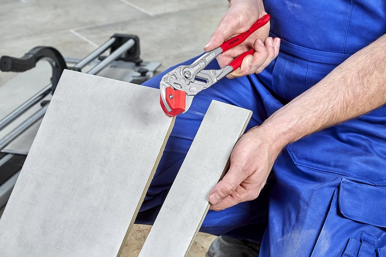 Knipex Tile Breaking Pliers Chrome (9113250) — product image 5