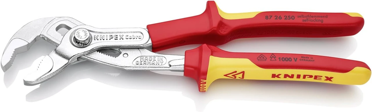 Knipex Water Pump Pliers Cobra VDE 9.84 Inch (8726250) — product image 2