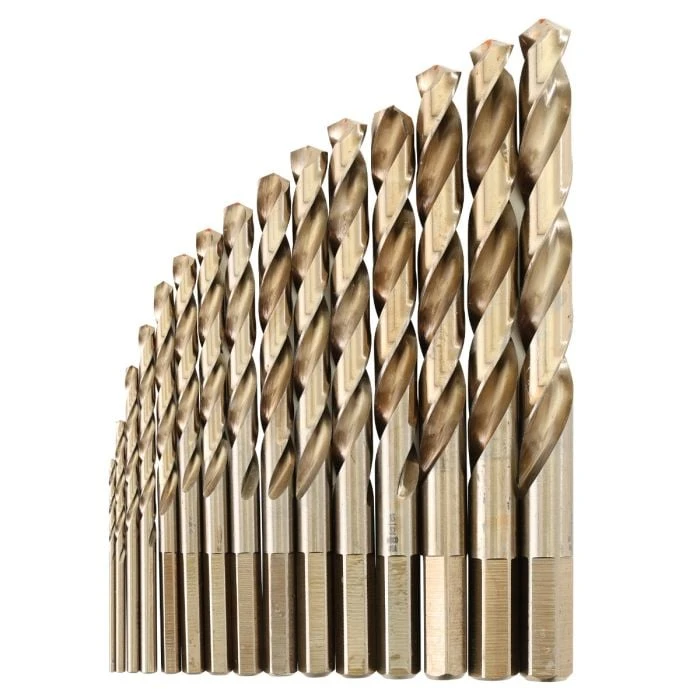 KnKut 15pc HD M35 Cob Jobb. Drill Bit Set 1/16"-1/2" by 32nds (15KK35) — product image 4