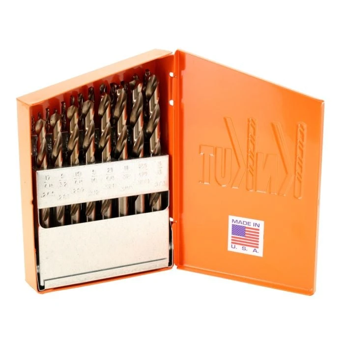 KnKut 21pc HD M35 Cob Jobb. Drill Bit Set 1/16"-3/8" by 64ths (21KK35) — product image 2