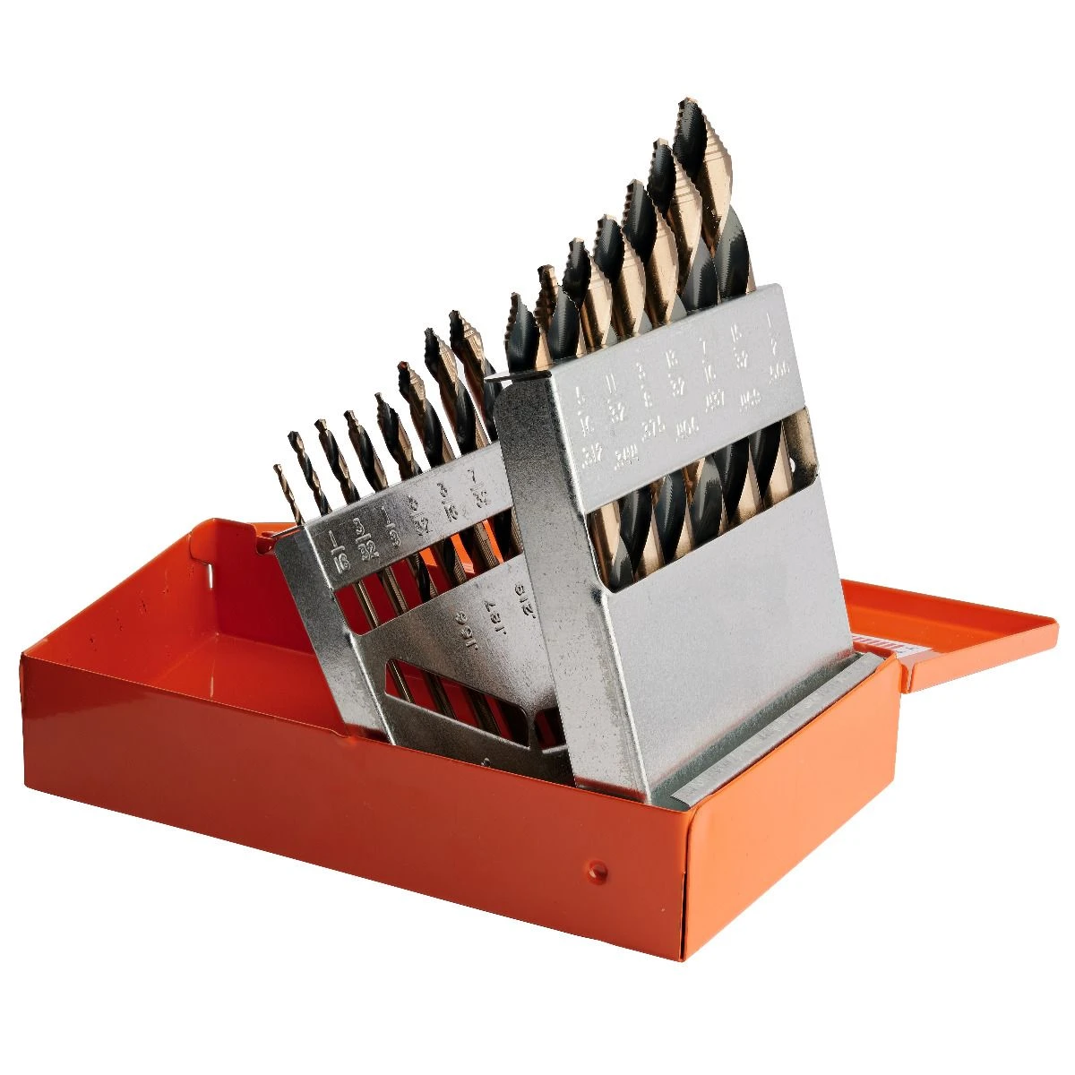 KnKut 21pc Mech Step Point Drill Bit Set 1/16"- 3/8" by 64ths (21KK10)