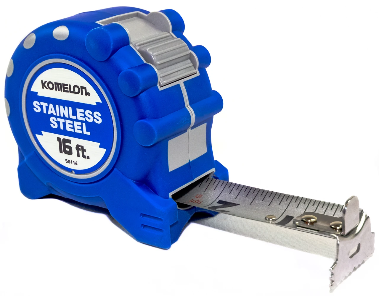 Komelon 16' X 1" Ss Rubber Gripper Tape Measure Double Sided Blade (SS116) — product image 2