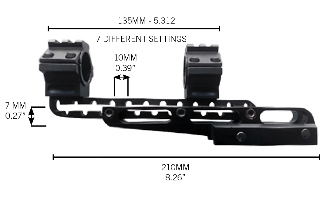 Konus Optics 7219 universal Cantilever mount — product image 2
