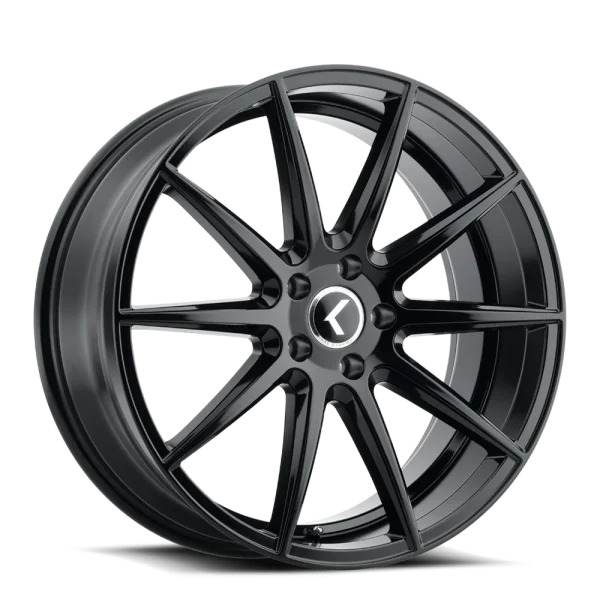 Kraze Cosmos KR194 Gloss Black Wheels