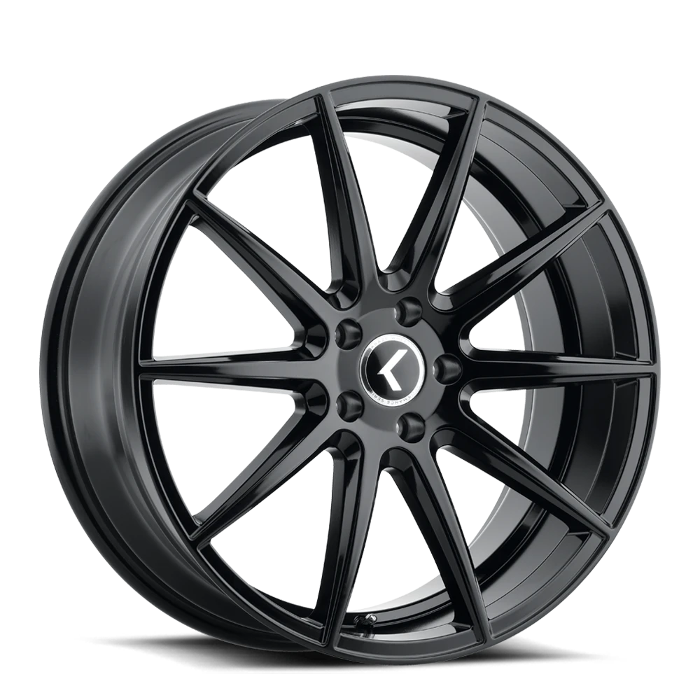Kraze Cosmos KR194 Gloss Black Wheels