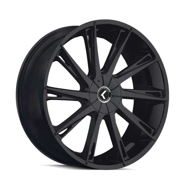 Kraze Swagg KR144 Satin Black Wheels