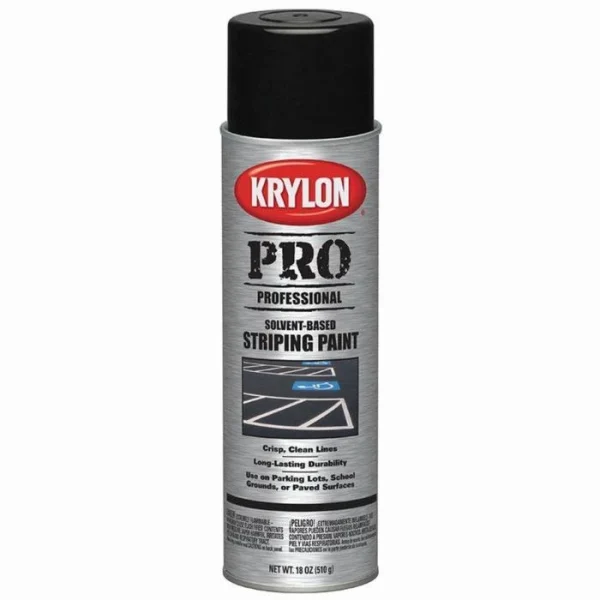 Krylon 5913 Professional Solvent Based Marking Paint - Black, 18 oz