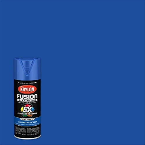 Krylon Fusion K02716007 All-In-1 Spray Paint for In/Outdoor Gloss Patriotic Blue — product image 2
