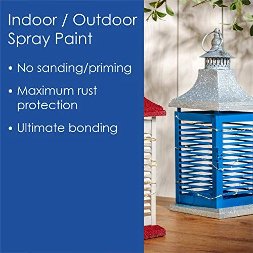 Krylon Fusion K02716007 All-In-1 Spray Paint for In/Outdoor Gloss Patriotic Blue — product image 3