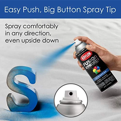Krylon Fusion K02716007 All-In-1 Spray Paint for In/Outdoor Gloss Patriotic Blue — product image 5
