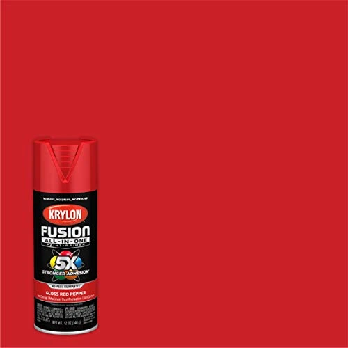 Krylon Fusion K02720007 All-In-1 Spray Paint for In/Outdoor, Gloss Red Pepper — product image 2