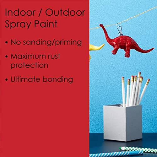Krylon Fusion K02720007 All-In-1 Spray Paint for In/Outdoor, Gloss Red Pepper — product image 3